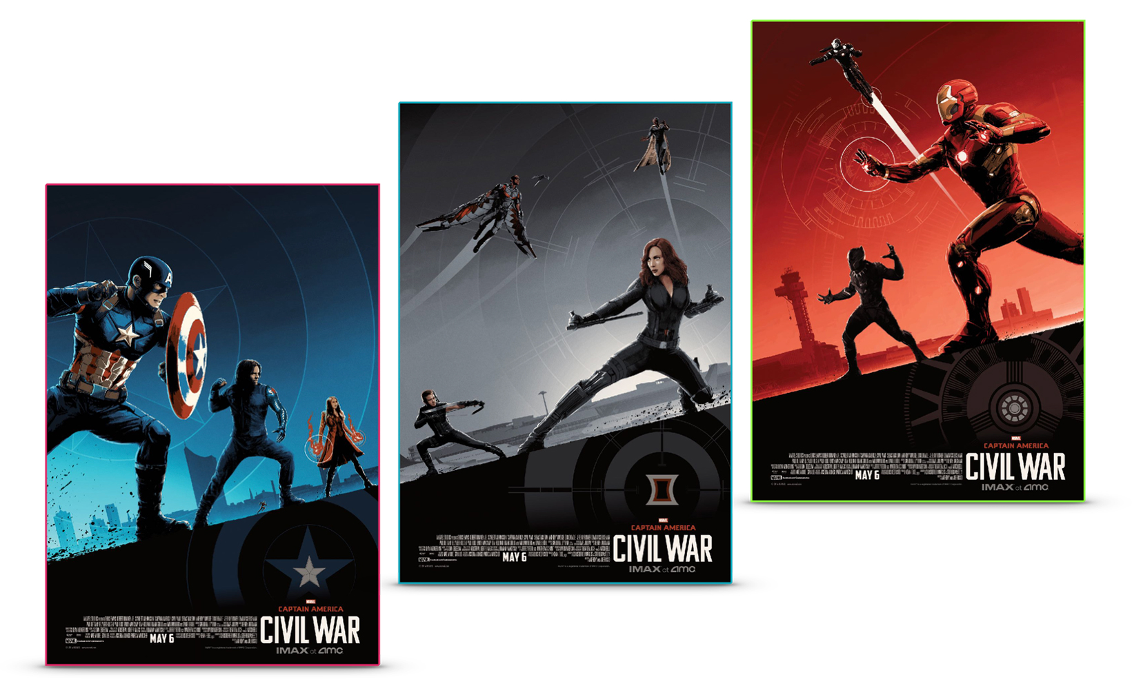 Captain America: Civil War | IMAX AMC Posters and Illustration Giveaway | Rubber Duck Creative